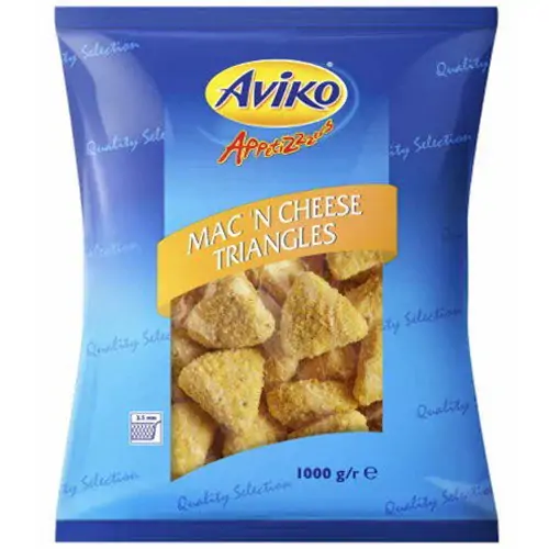 AVIKO MACARONI CHEESE BITES  1KG BAG (CASE QTY 6)
